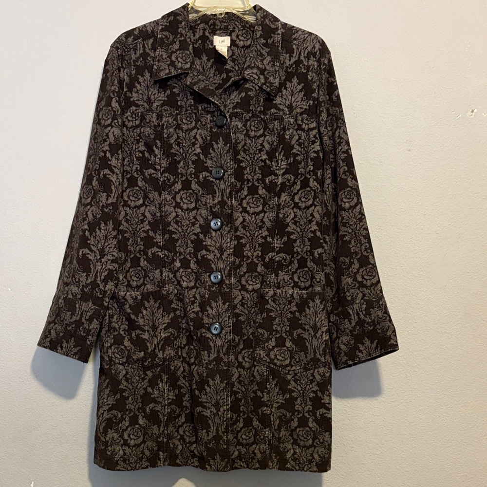 Cute Little Jill Cotton Corduroy Long Jacket Medium M